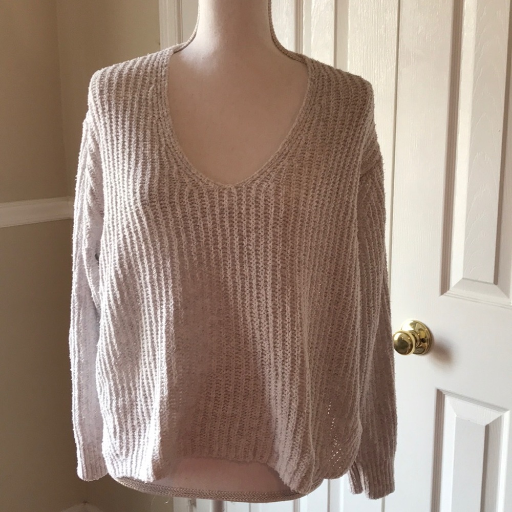 Express Light Grey Sweater Sz XS